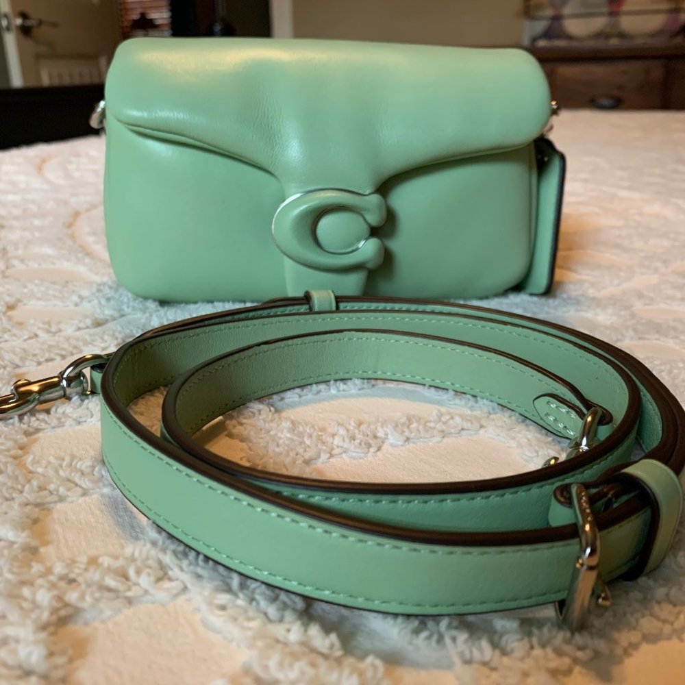 Coach Pillow Tabby 18 Pistachio